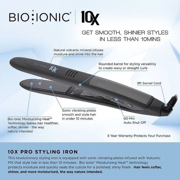 Bio Ionic10X Pro Styling Iron 1" - Picture 3 of 4